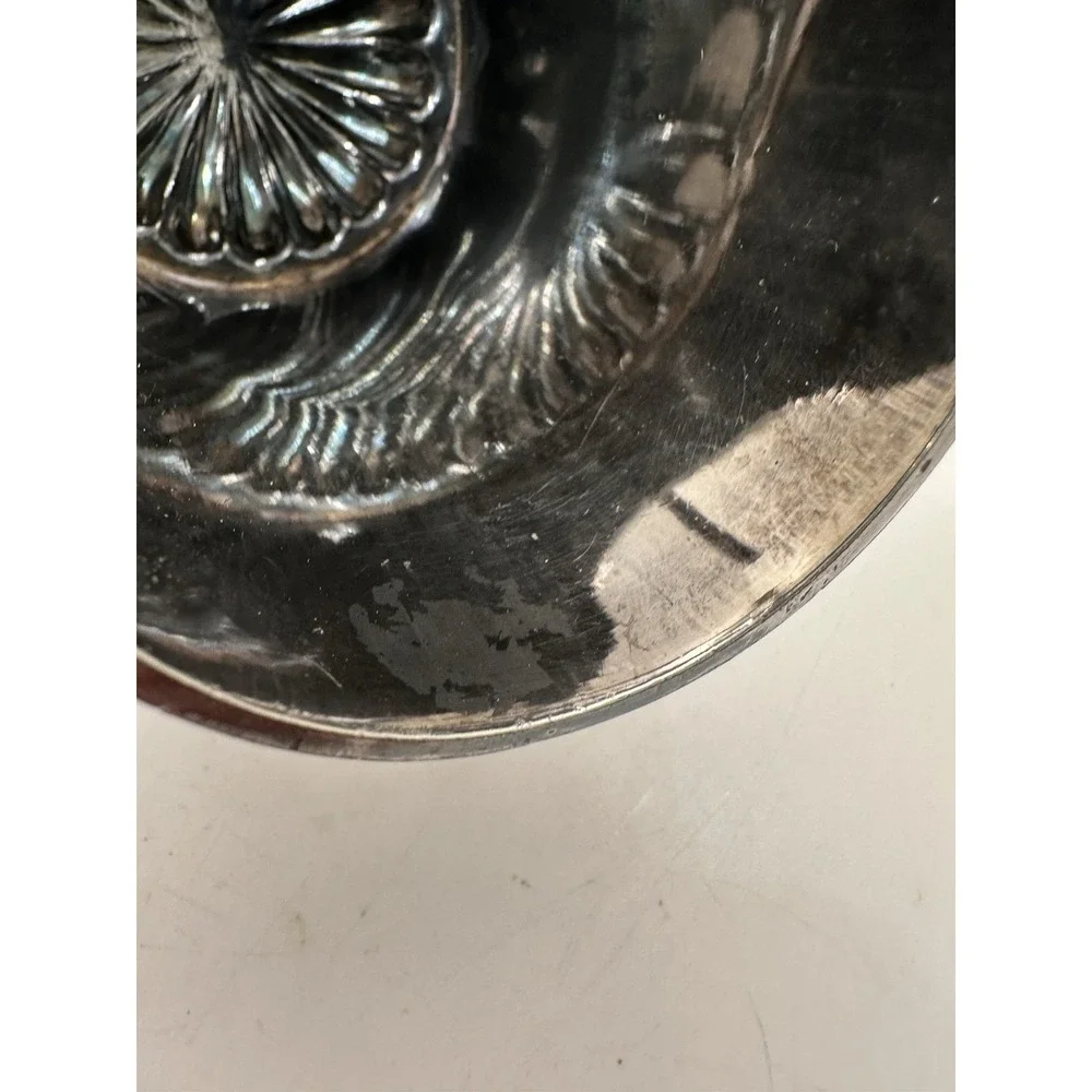 Antique Harrison Fisher HF & Co EPBM Silver Plate Sugar Scuttle No Scoop 957